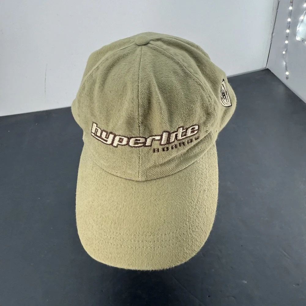 Vintage 90's Olive Green Beige Hyperlite Boards Distressed S/M Hat